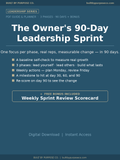 The Owner's 90-Day Leadership Sprint