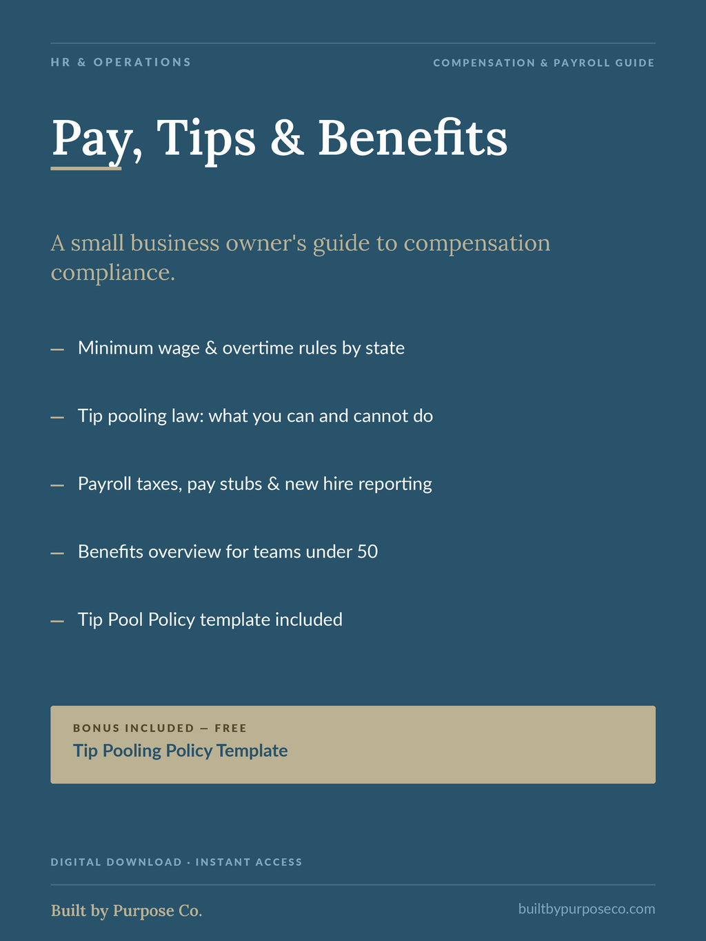 Pay, Tips & Benefits: A Small Business Compensation Guide