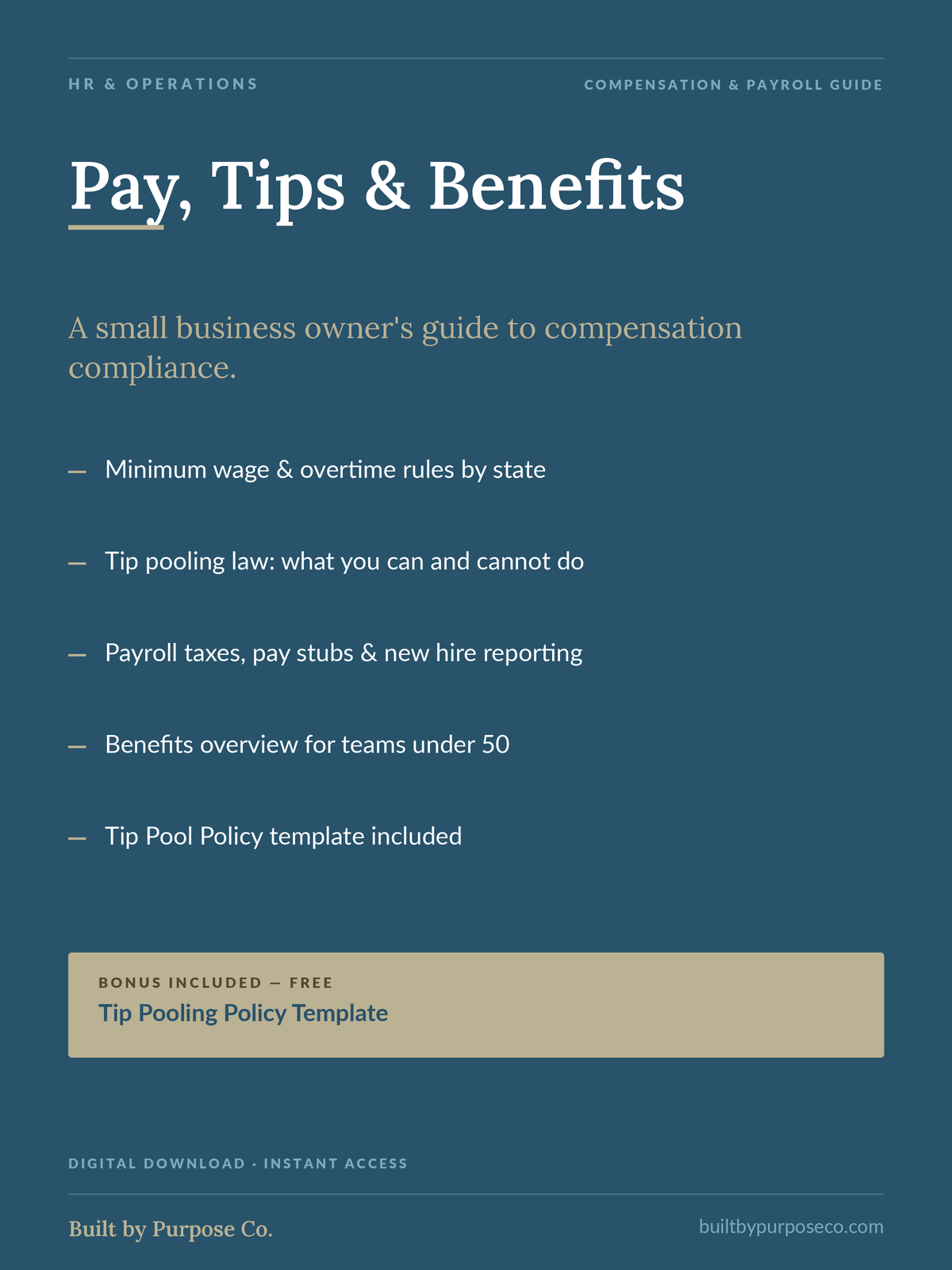 Pay, Tips & Benefits: A Small Business Compensation Guide