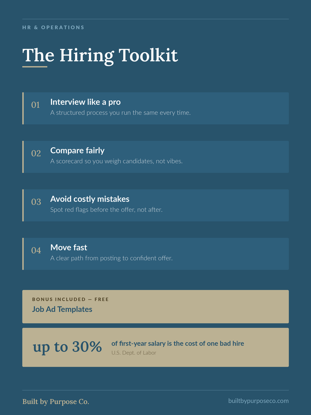 The Hiring Toolkit: Find, Screen & Hire the Right People