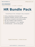 HR Bundle Pack: The Complete Small Business HR Library