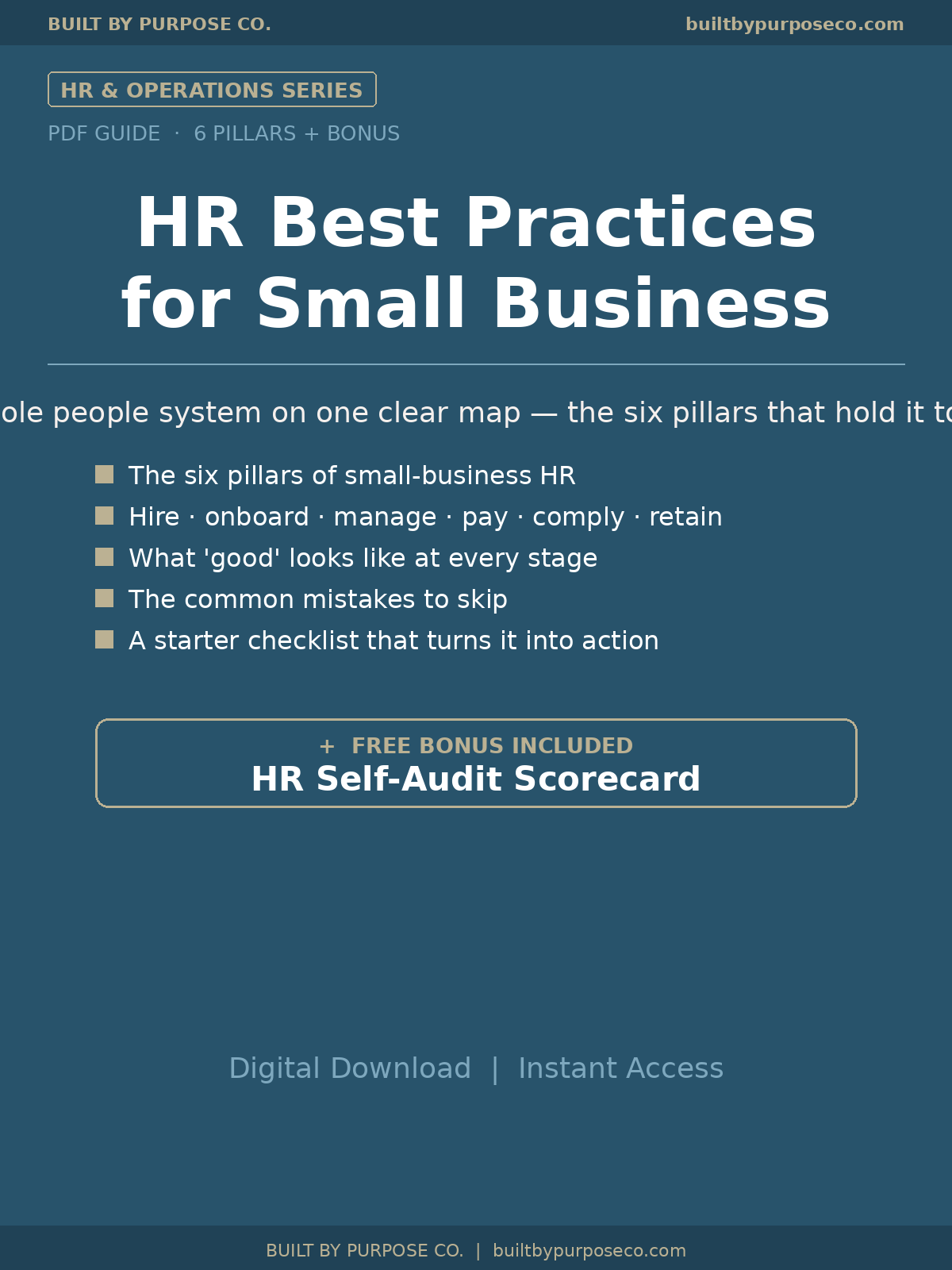 HR Best Practices for Small Business — Complete Guide + Worksheets