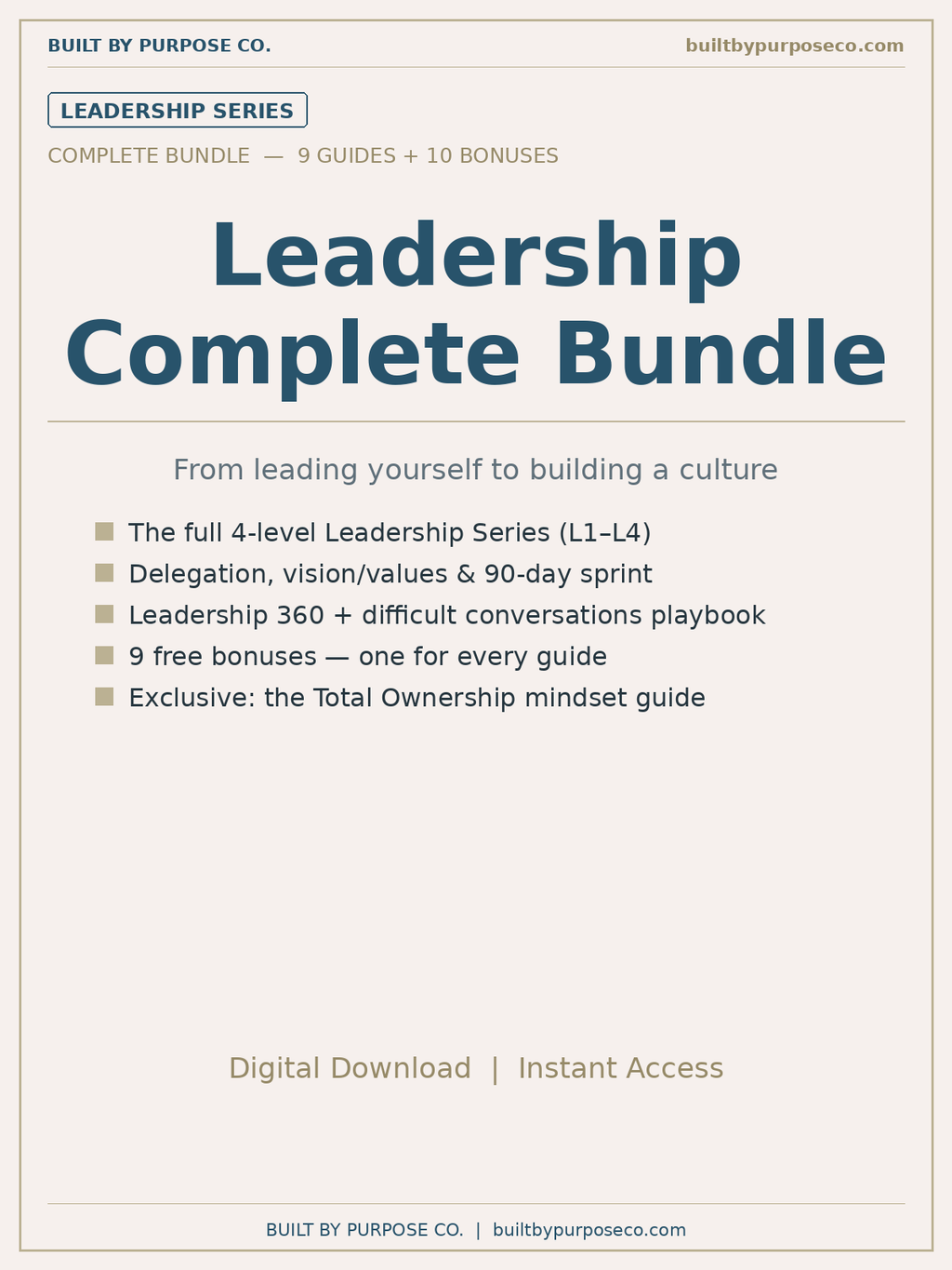 BBP Leadership Series — Complete Bundle