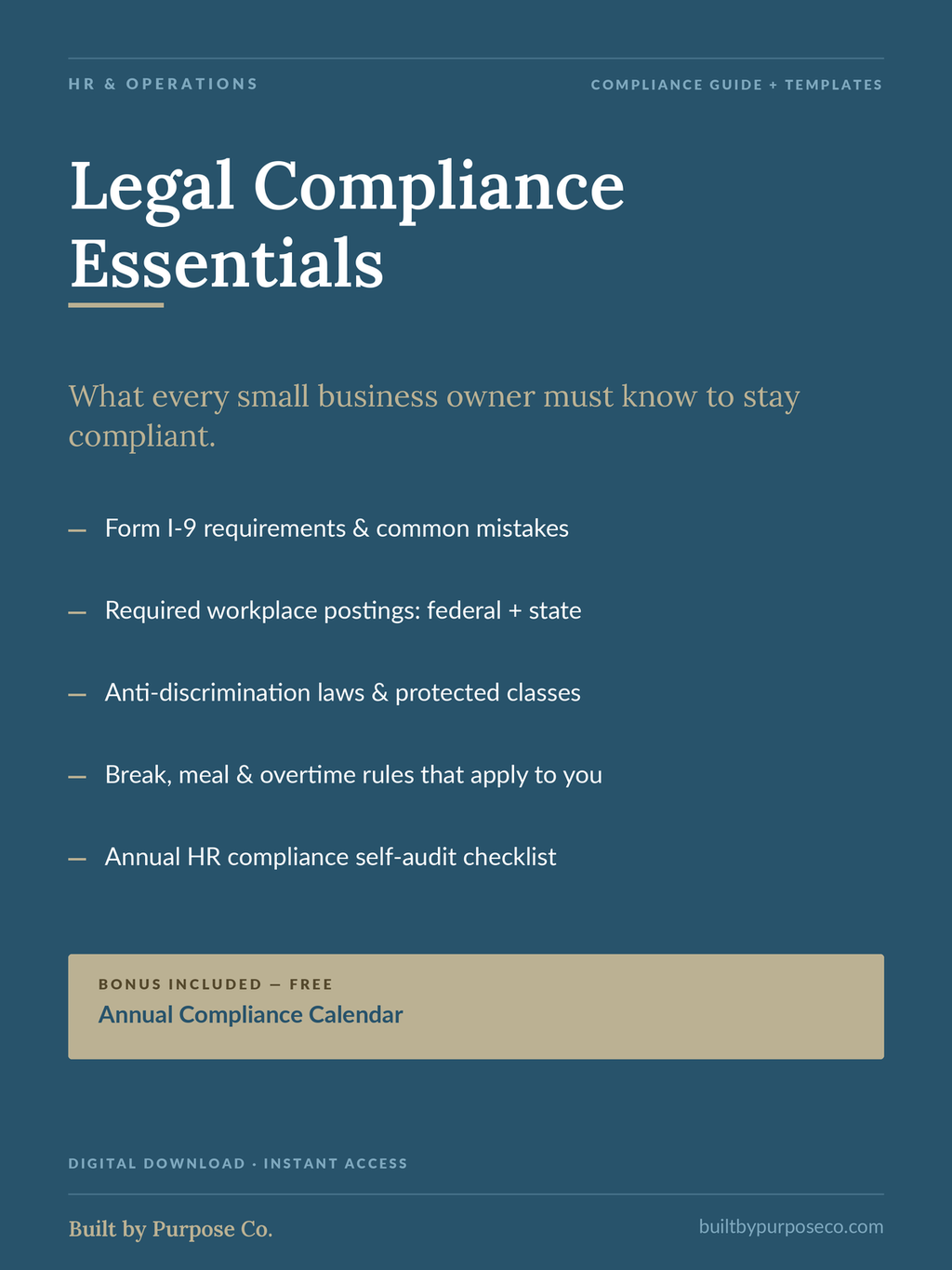 Legal Compliance Essentials: What Every Small Business Owner Must Know