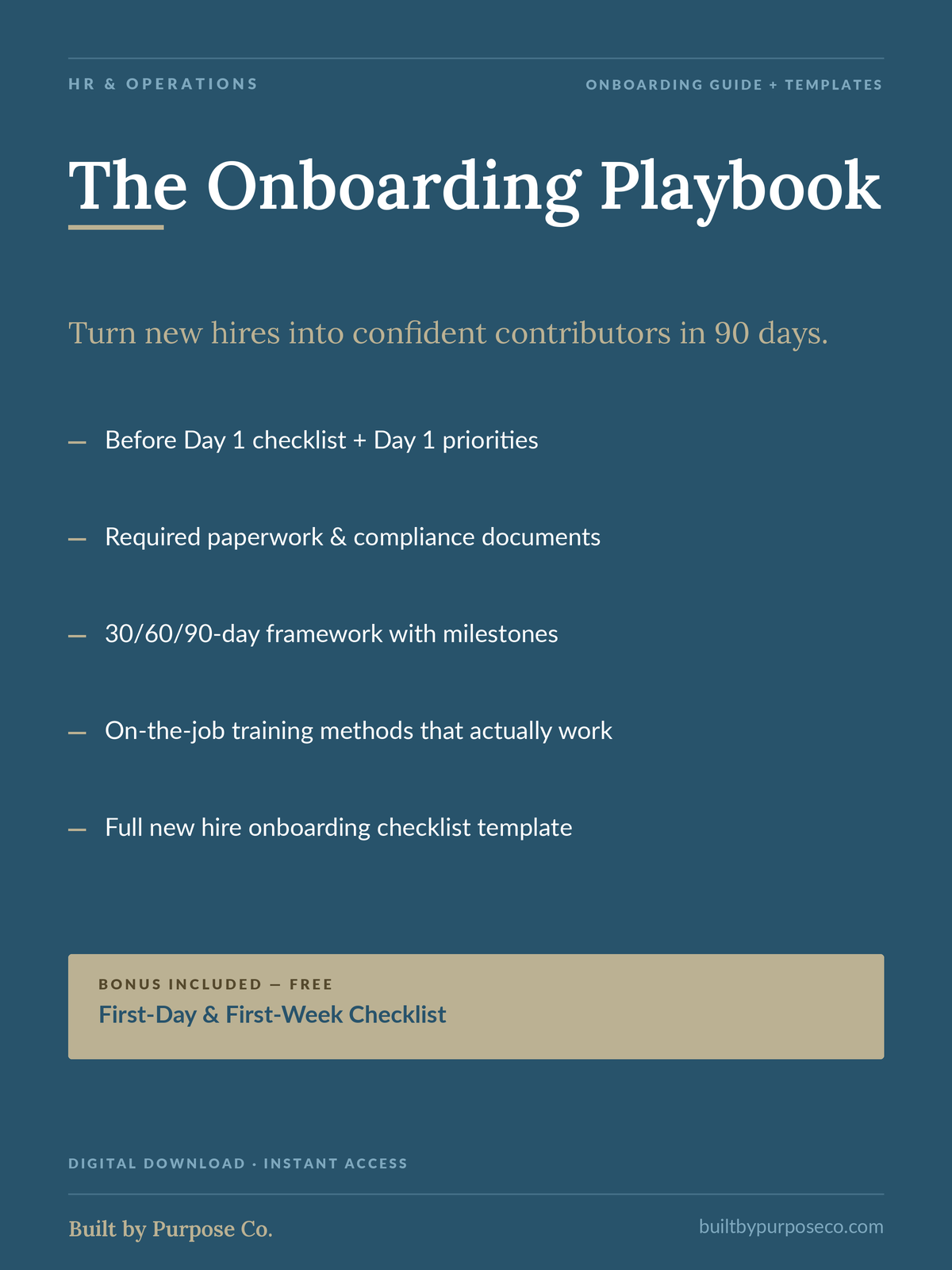 The Onboarding Playbook: Turn New Hires Into Confident Contributors