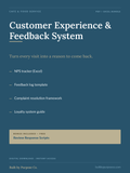 Customer Experience & Feedback System