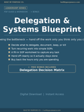 Delegation & Systems Blueprint