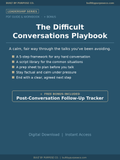 The Difficult Conversations Playbook