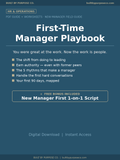 First-Time Manager Playbook
