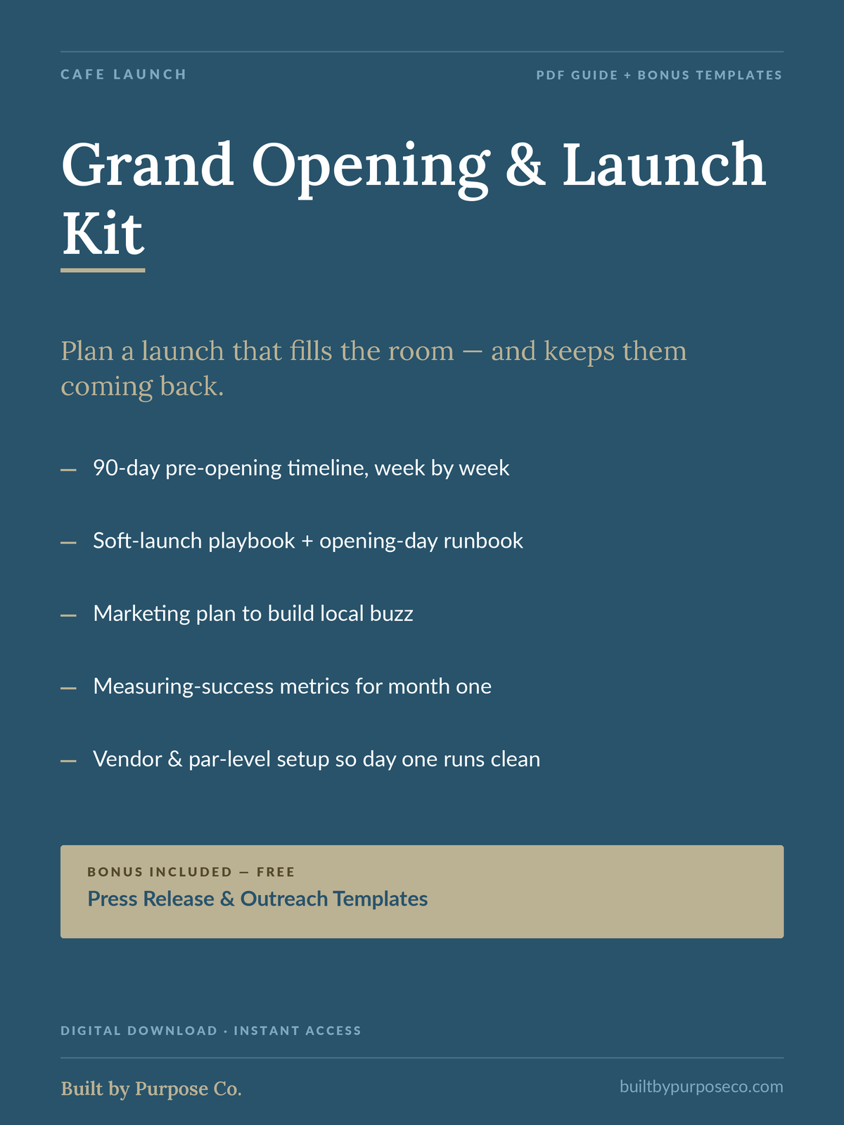 Grand Opening & Launch Kit