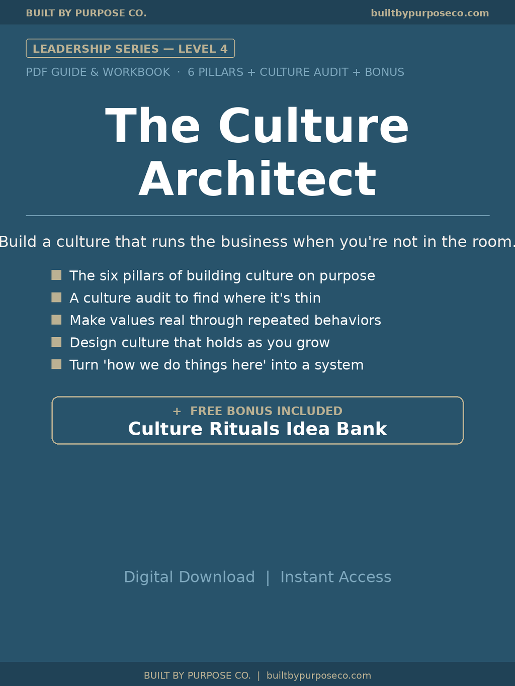 The Culture Architect — Level 4