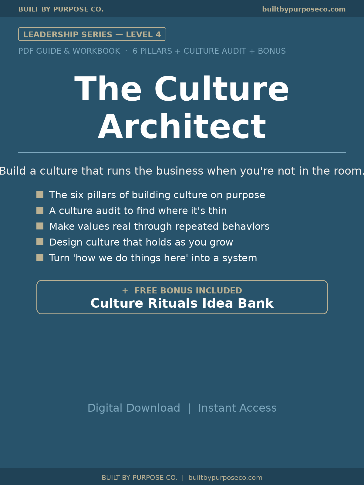 The Culture Architect — Level 4