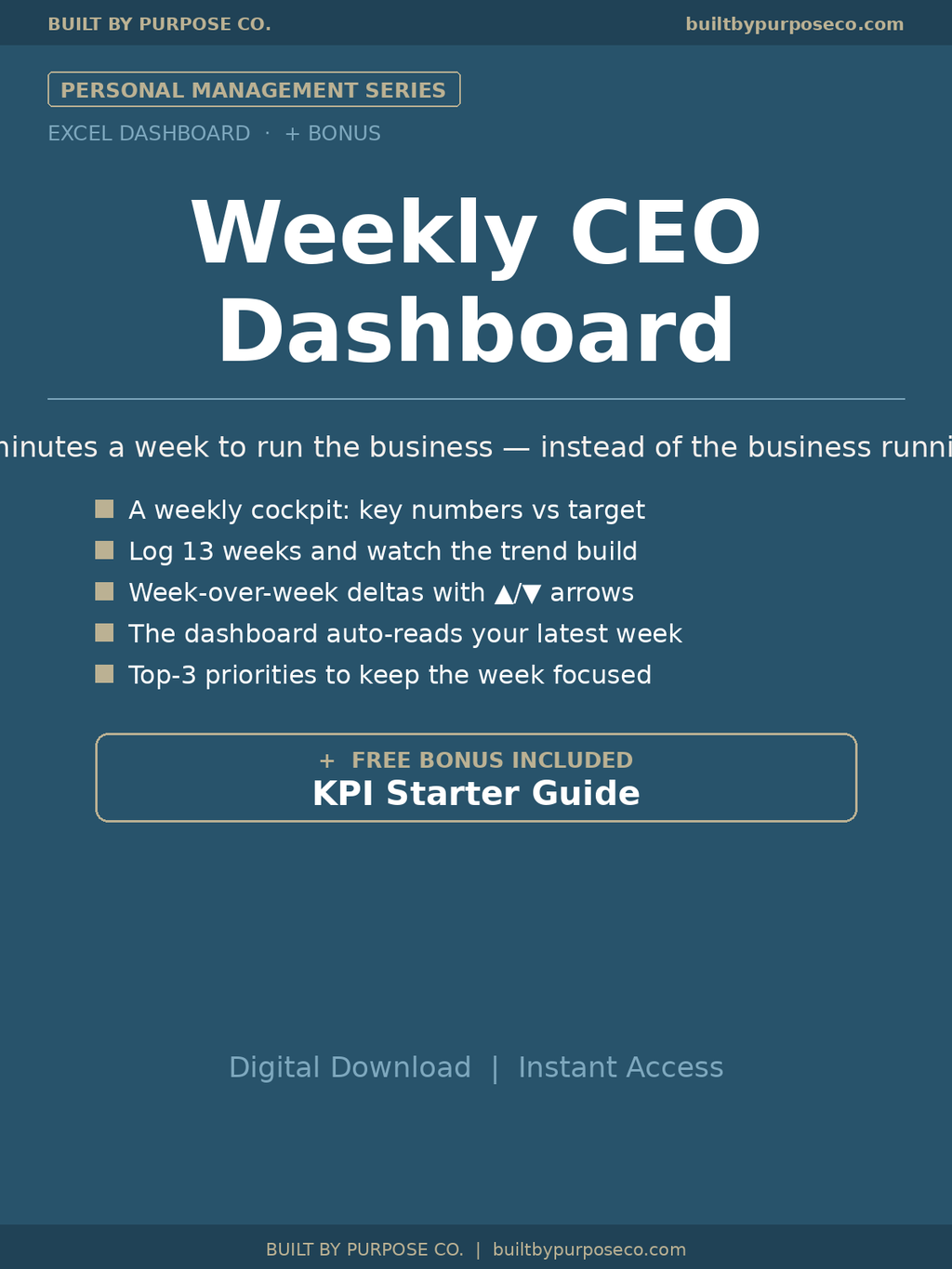 Weekly CEO Dashboard